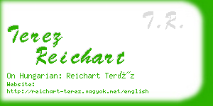 terez reichart business card